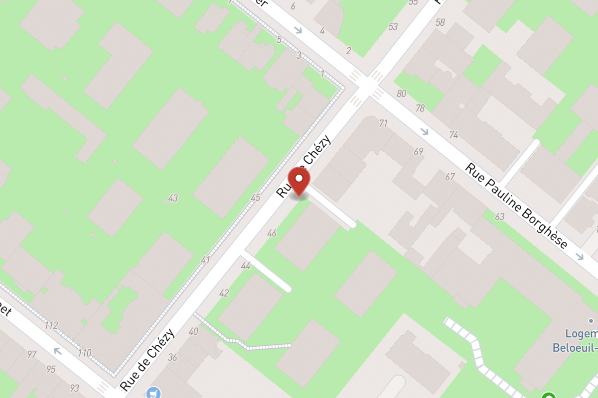 Plan de situation — 48 Rue de Chézy