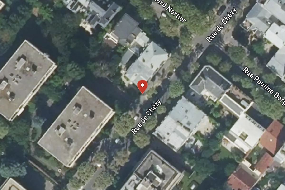 Vue satellite — 49 Rue de Chézy