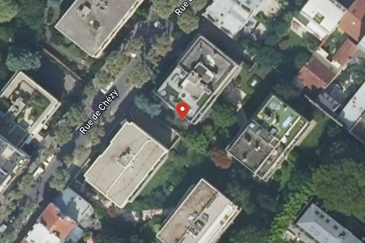 Vue satellite — 4 Rue de Chézy