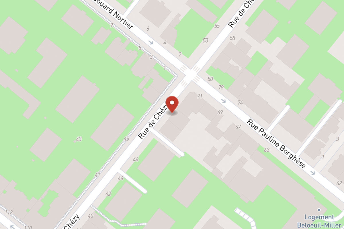 Plan de situation — 50BIS Rue de Chézy