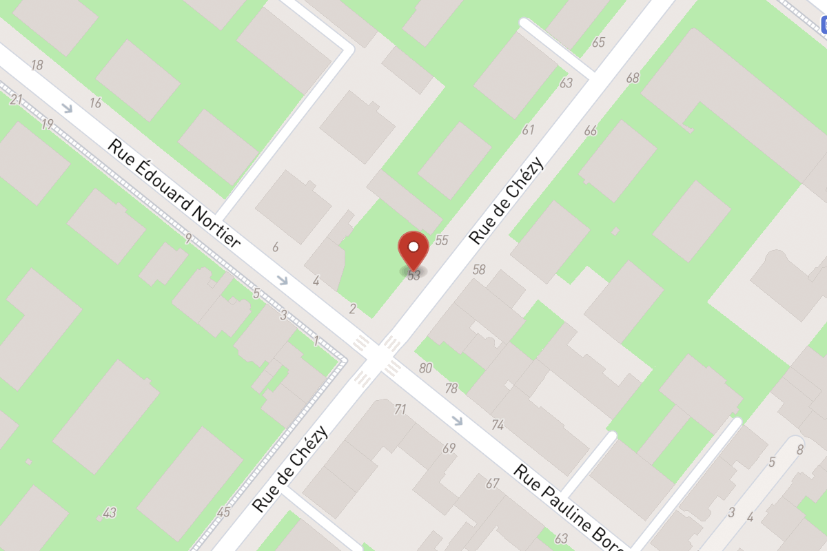 Plan de situation — 53 Rue de Chézy