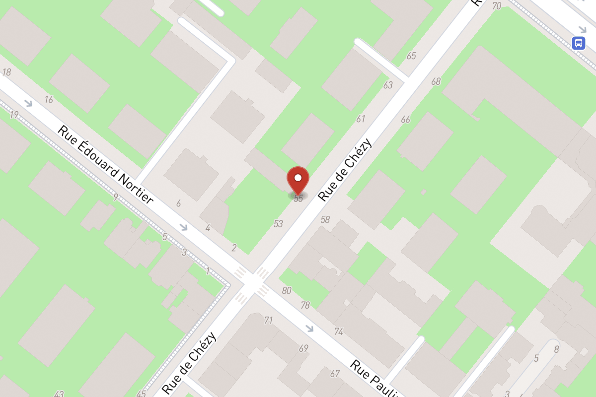 Plan de situation — 55 Rue de Chézy