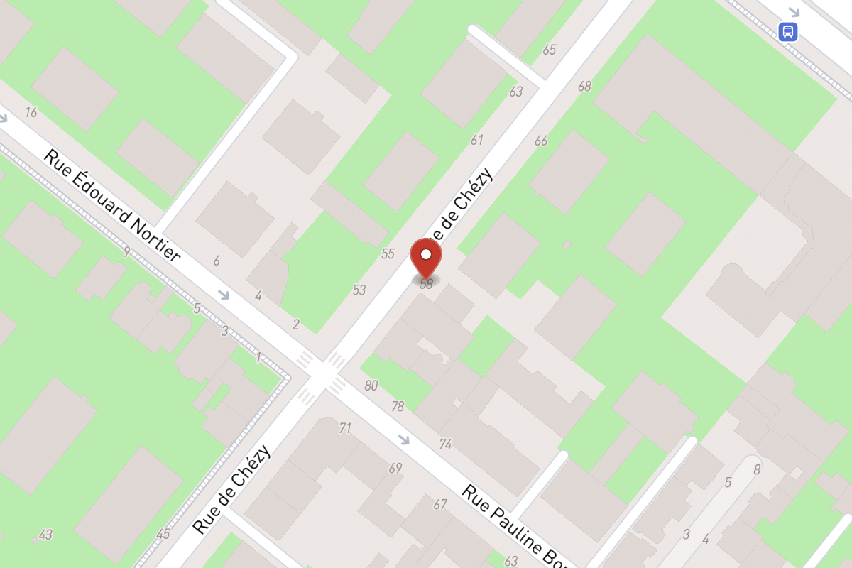Plan de situation — 58 Rue de Chézy