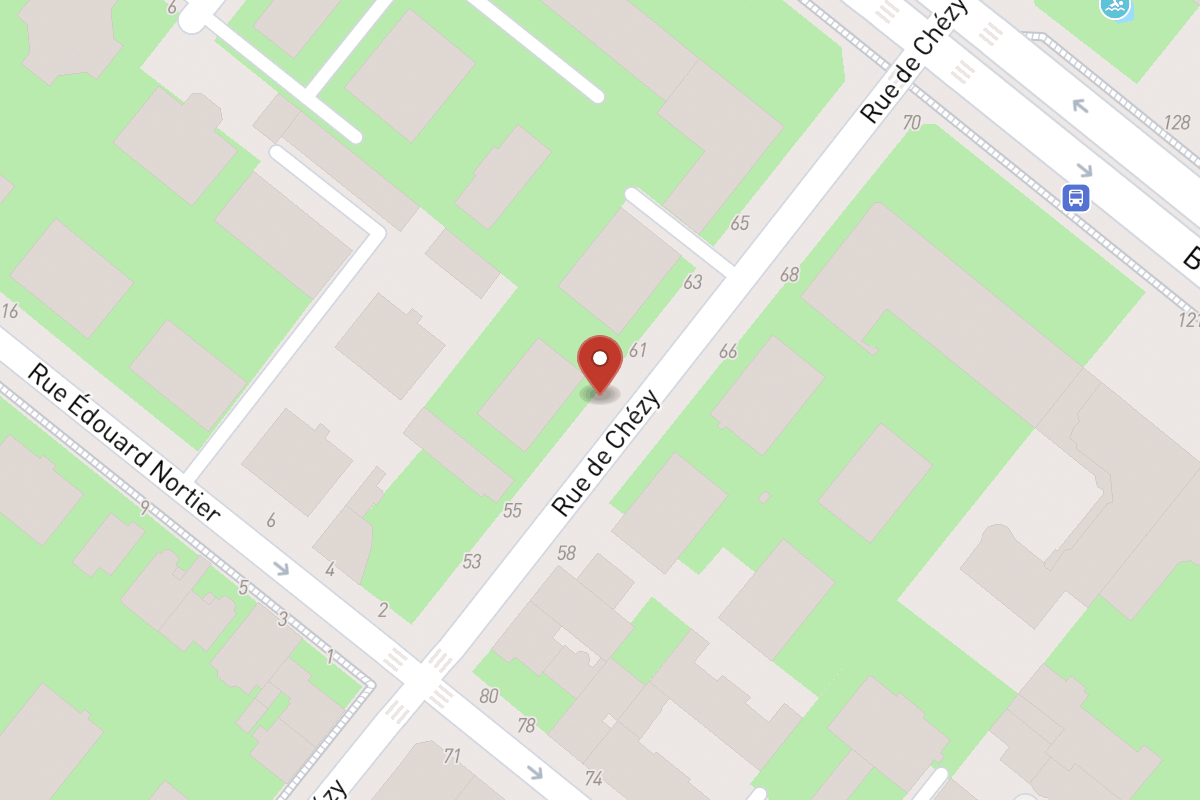 Plan de situation — 59 Rue de Chézy