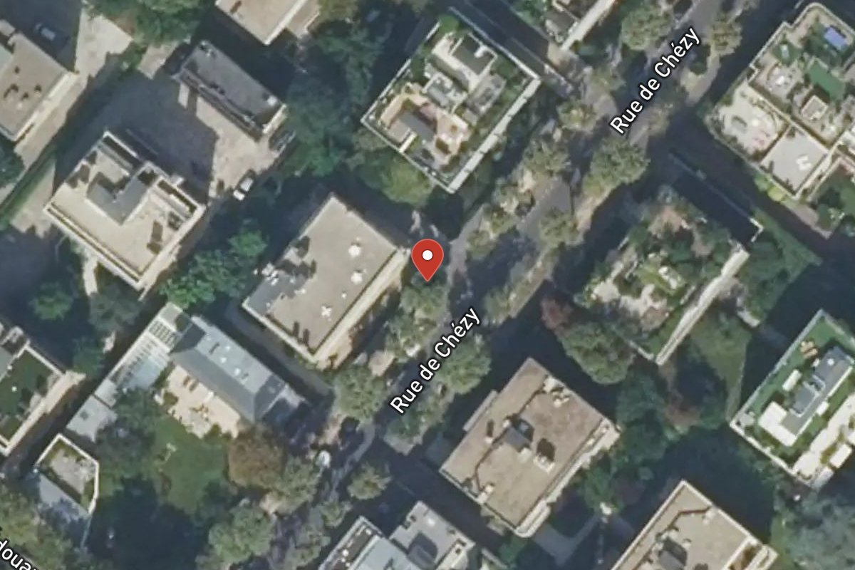 Vue satellite — 59 Rue de Chézy