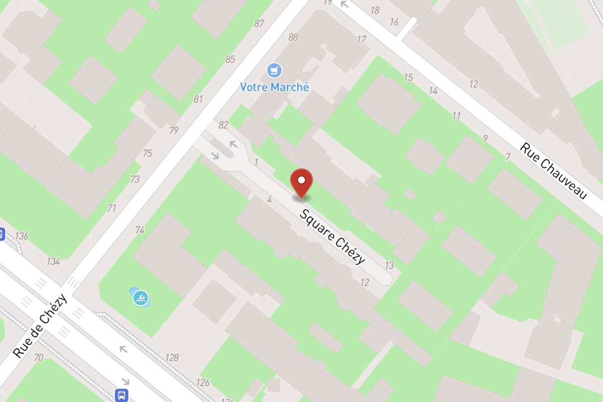 Plan de situation — 5 Rue de Chézy