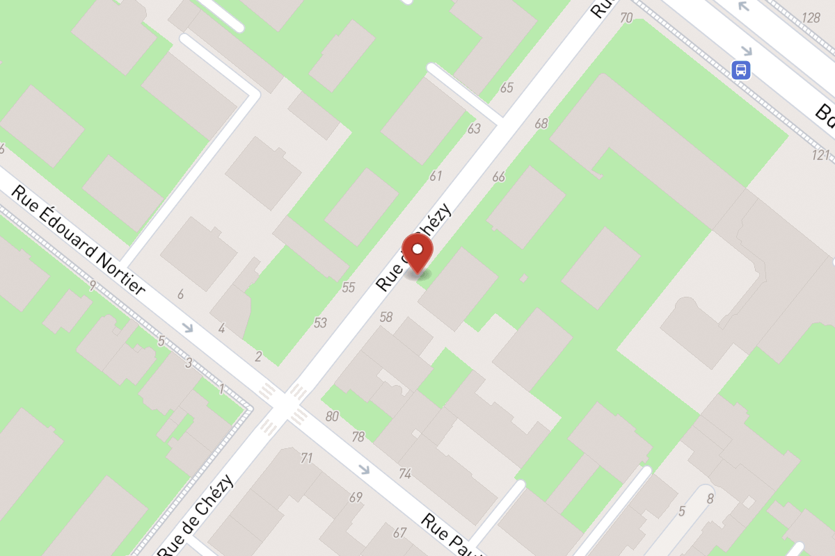 Plan de situation — 60 Rue de Chézy
