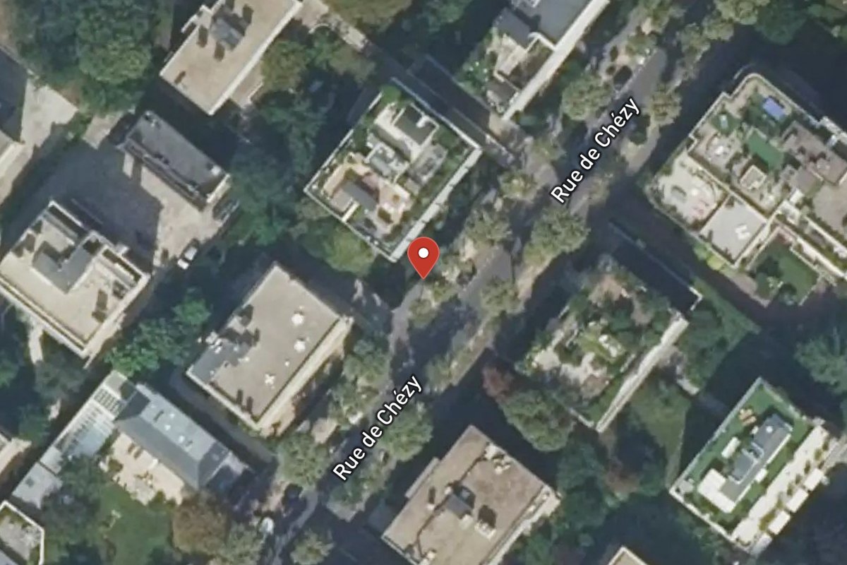 Vue satellite — 61 Rue de Chézy