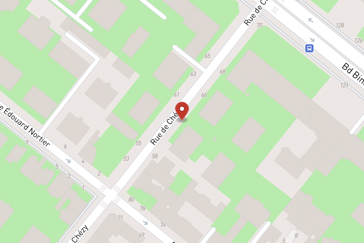Plan de situation — 62 Rue de Chézy