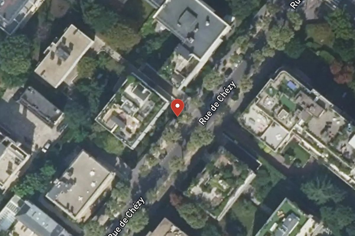 Vue satellite — 63 Rue de Chézy