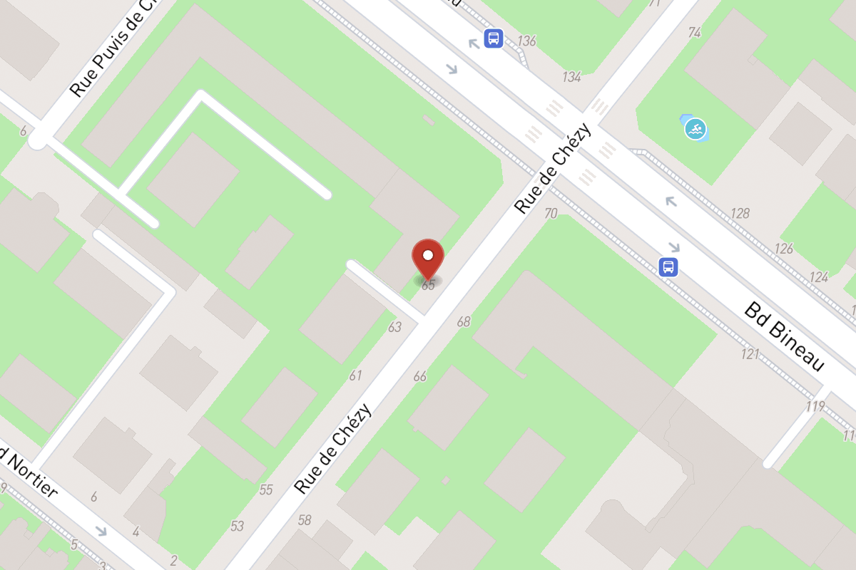 Plan de situation — 65 Rue de Chézy