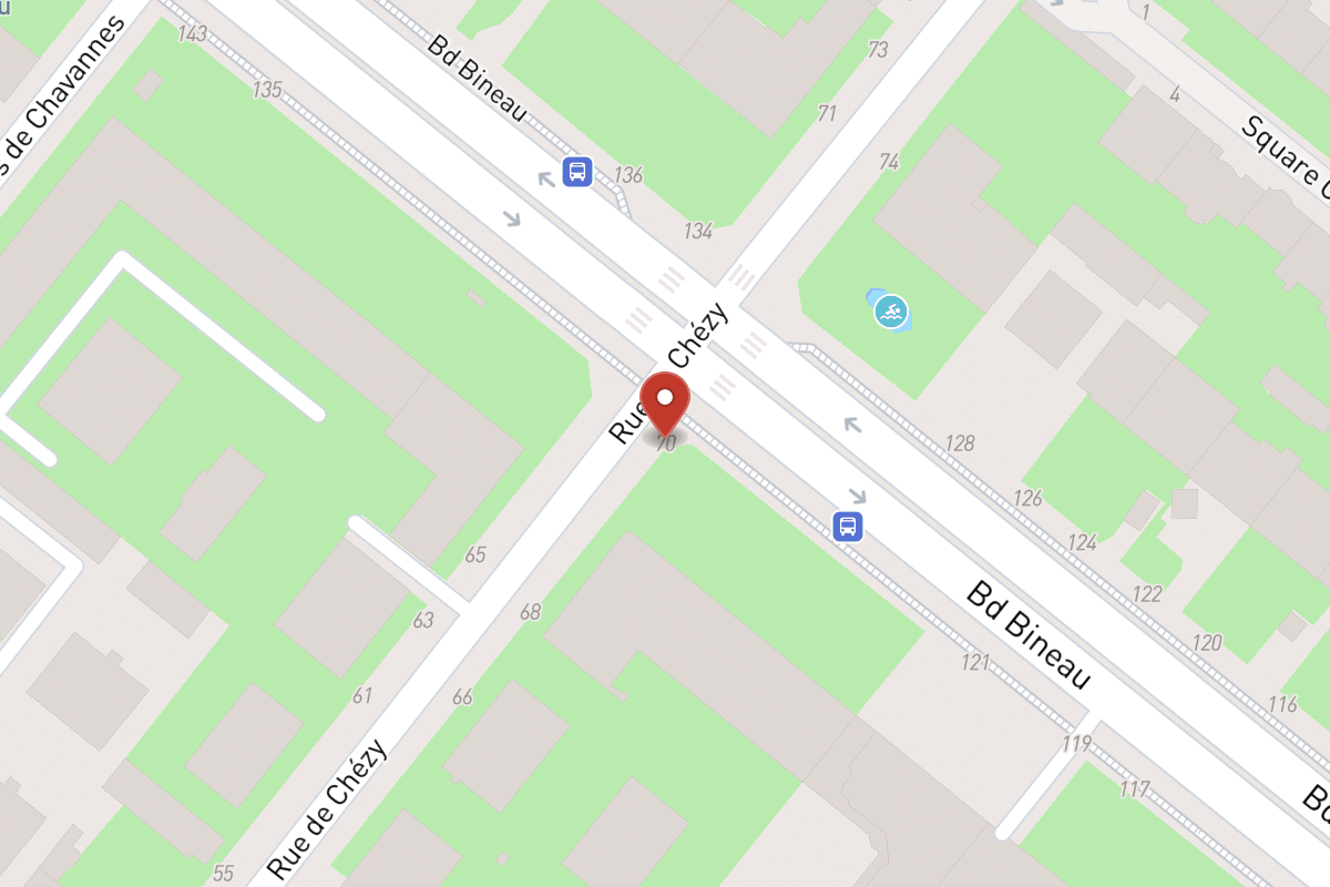 Plan de situation — 70 Rue de Chézy