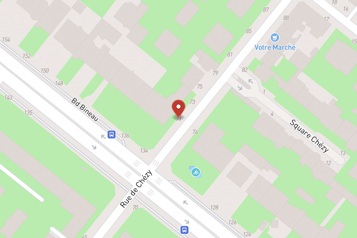 Plan de situation — 71 Rue de Chézy
