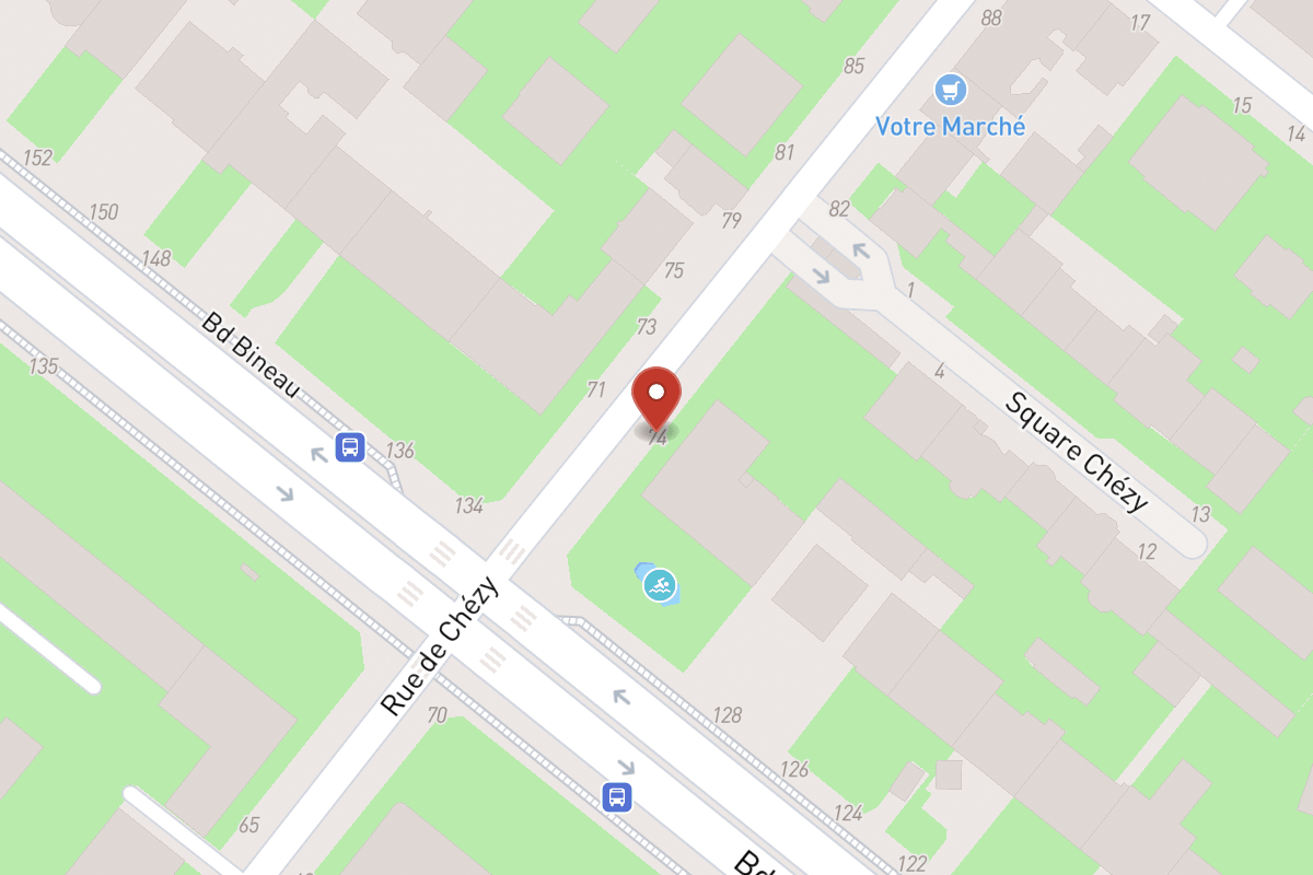Plan de situation — 74 Rue de Chézy