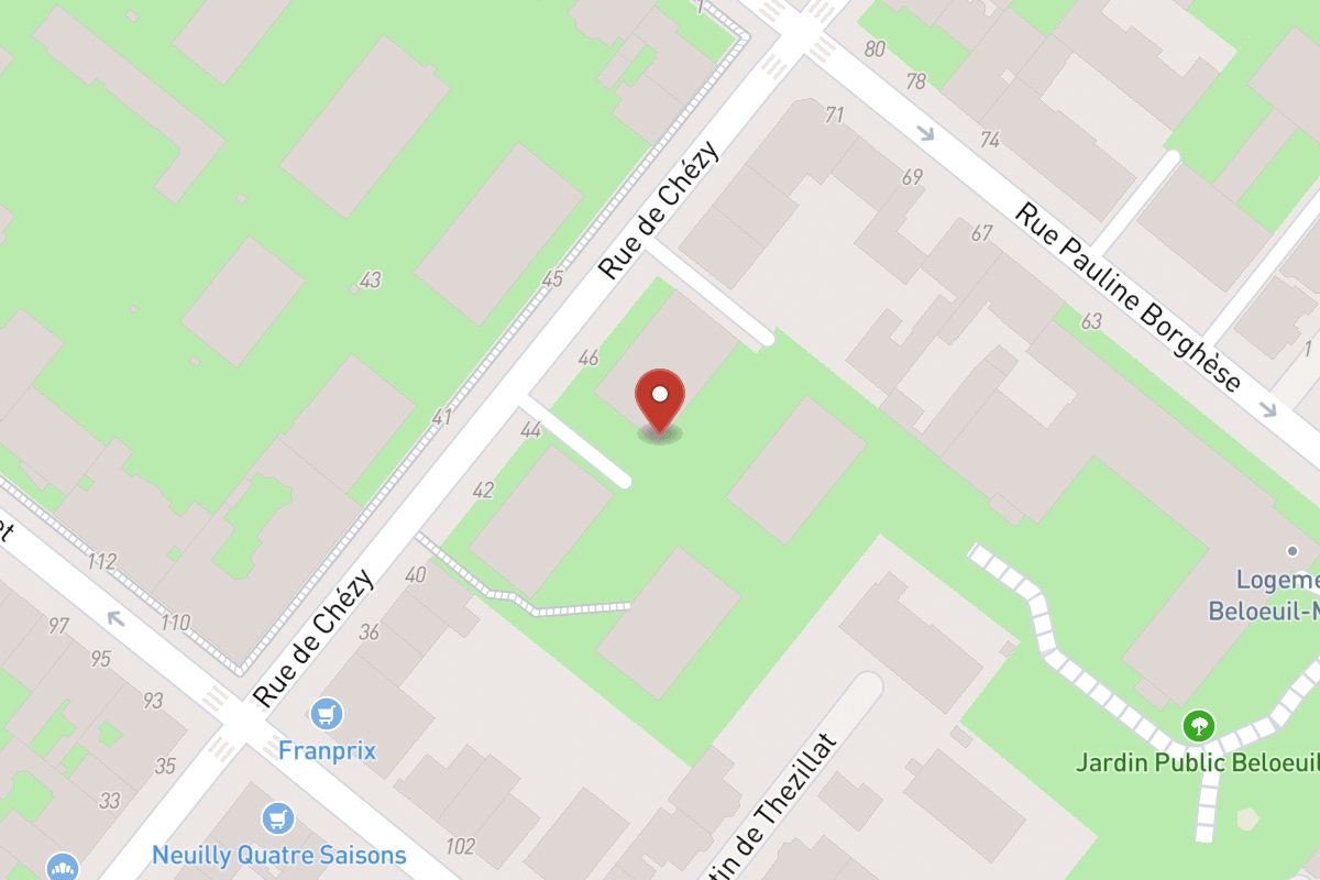 Plan de situation — 7 Rue de Chézy