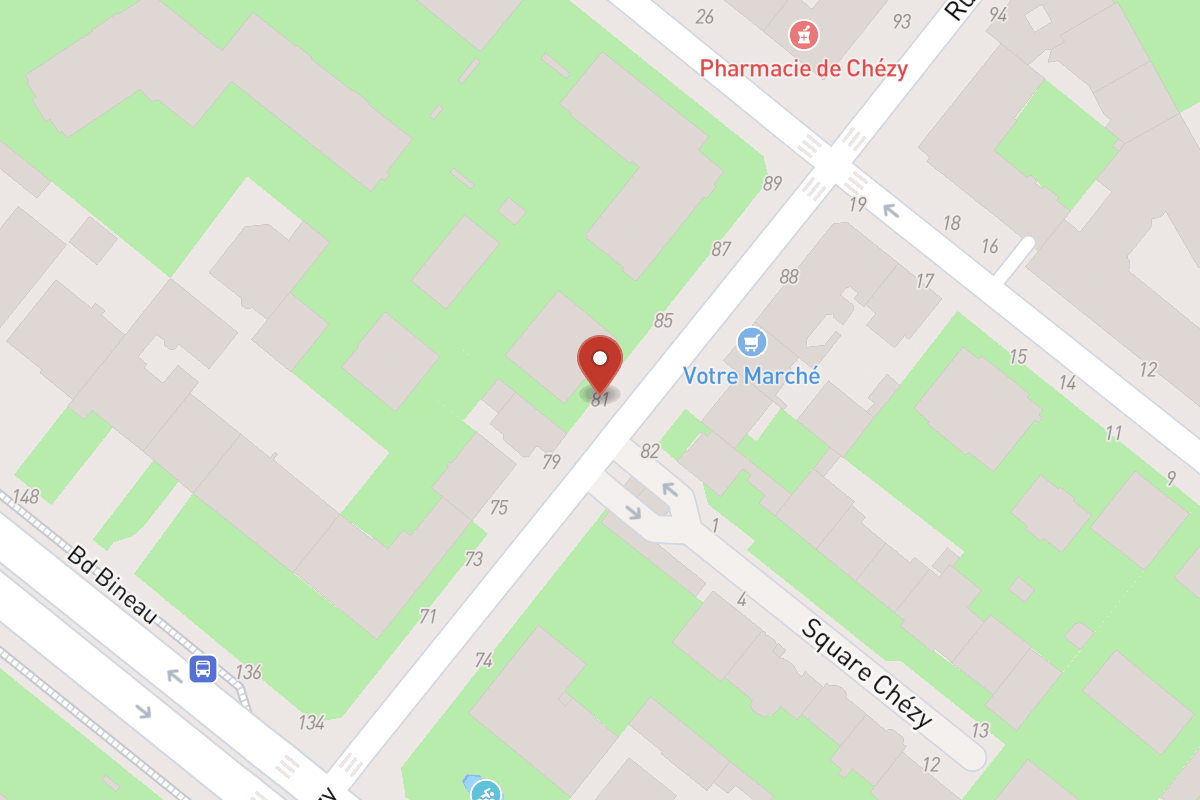 Plan de situation — 81 Rue de Chézy