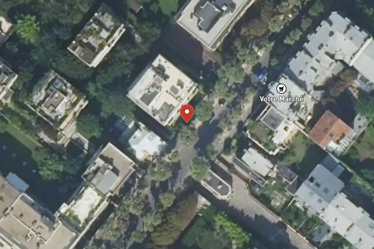 Vue satellite — 81 Rue de Chézy