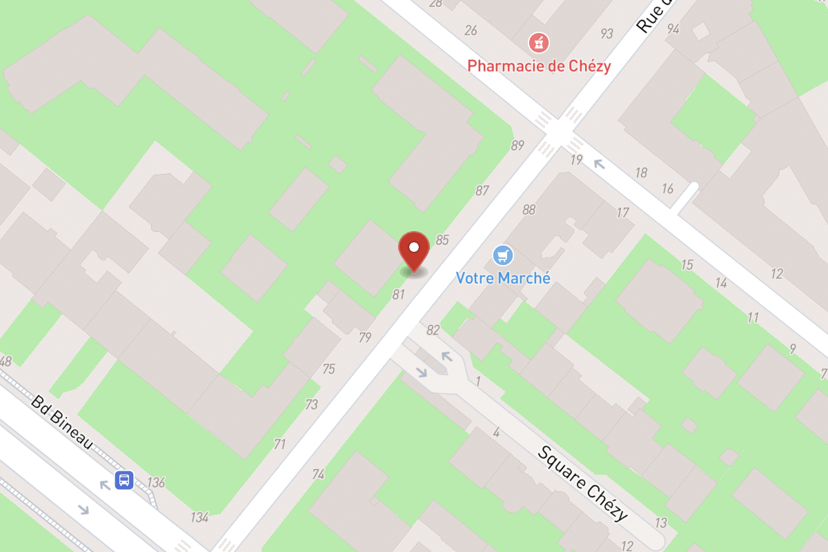 Plan de situation — 83 Rue de Chézy