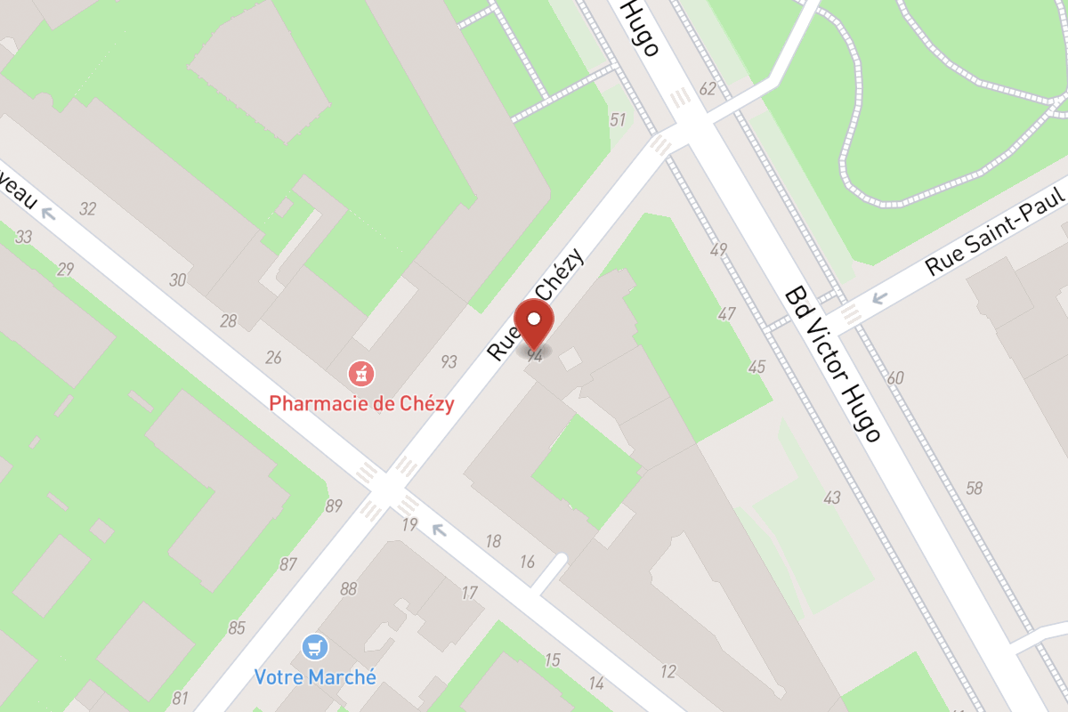 Plan de situation — 94 Rue de Chézy
