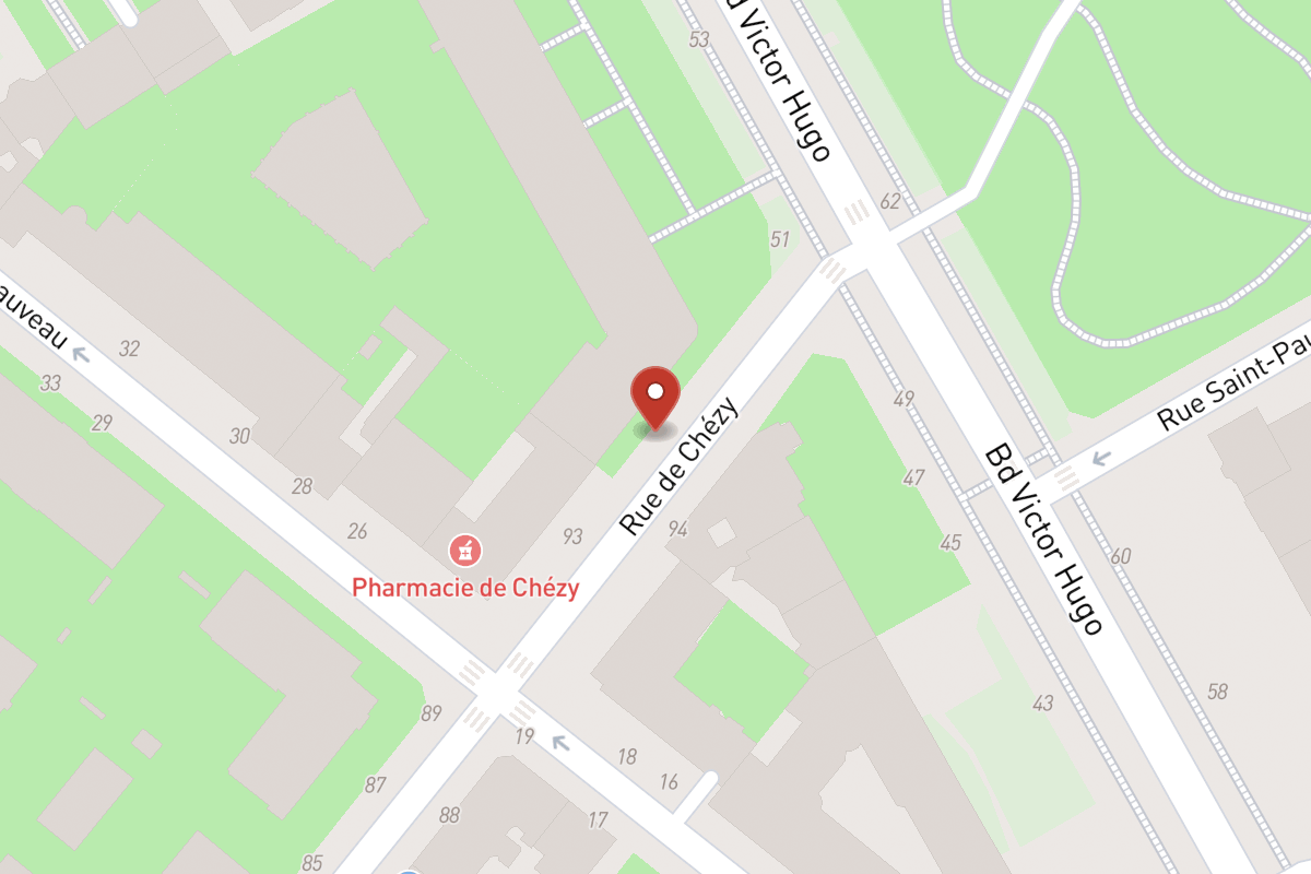 Plan de situation — 95 Rue de Chézy