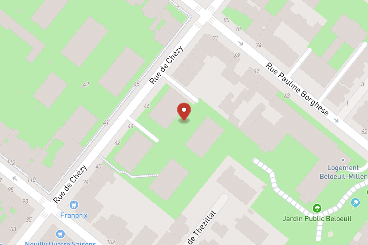 Plan de situation — 9 Rue de Chézy