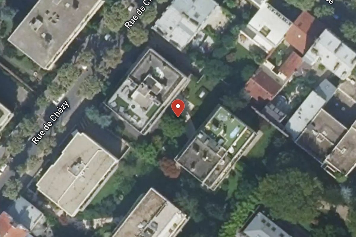 Vue satellite — 9 Rue de Chézy