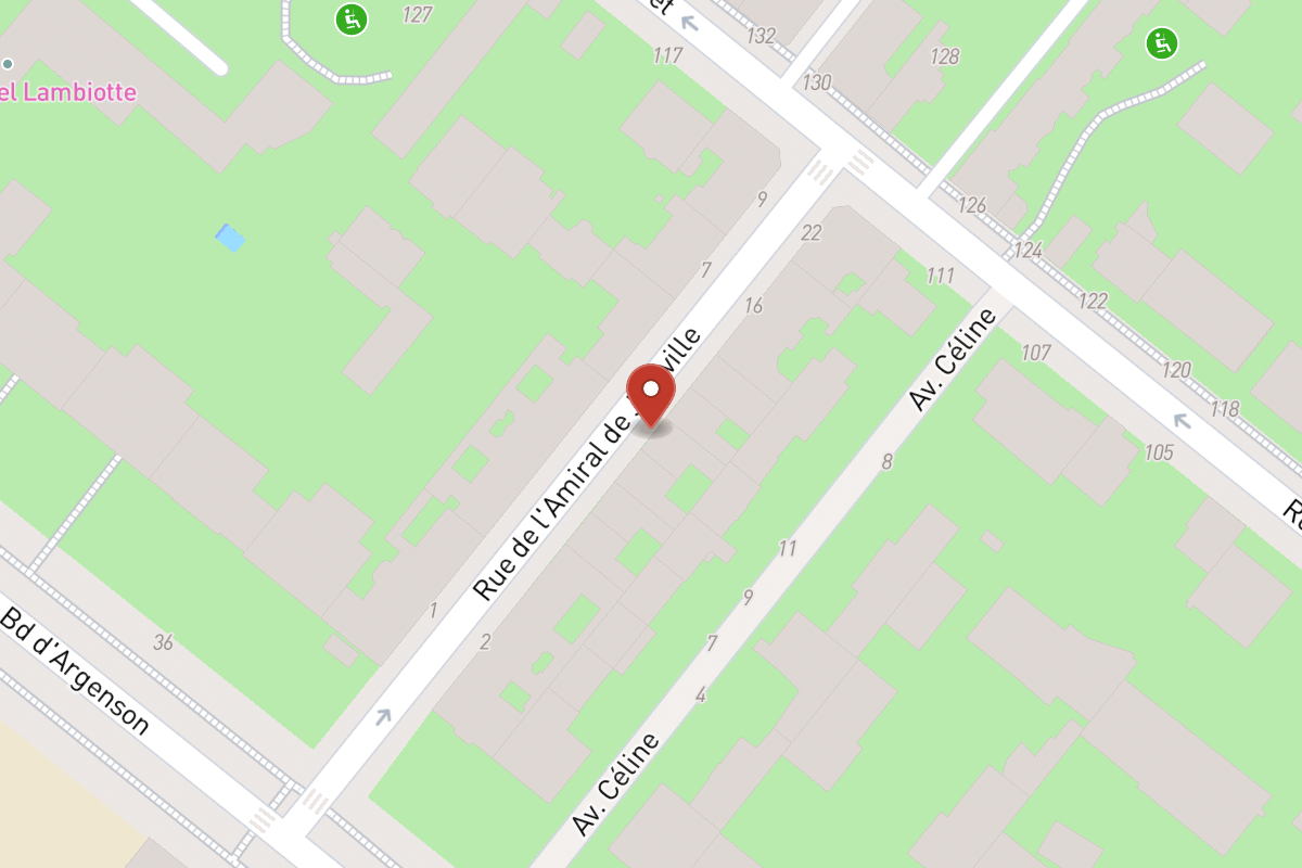 Plan de situation — 10 Rue de l’Amiral de Joinville
