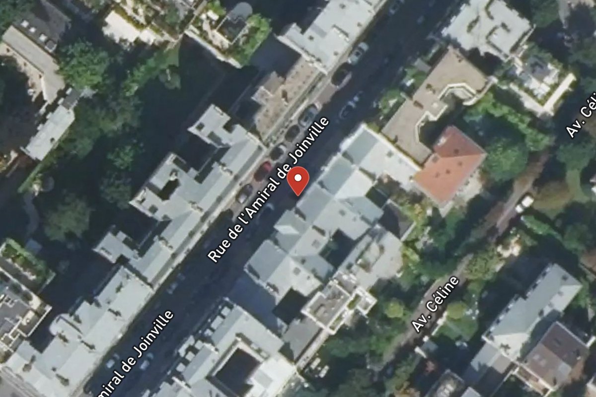 Vue satellite — 10 Rue de l’Amiral de Joinville