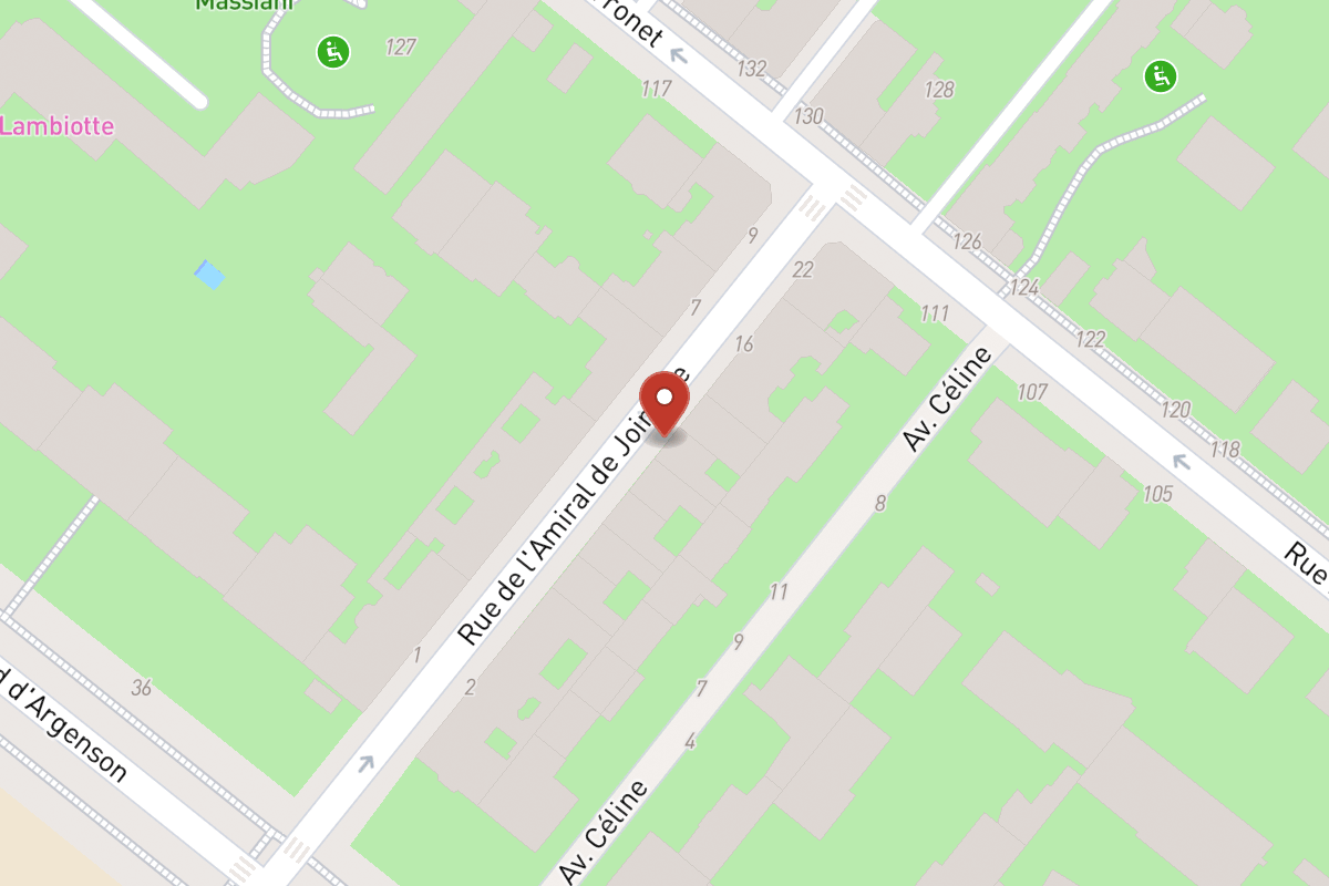 Plan de situation — 12 Rue de l’Amiral de Joinville