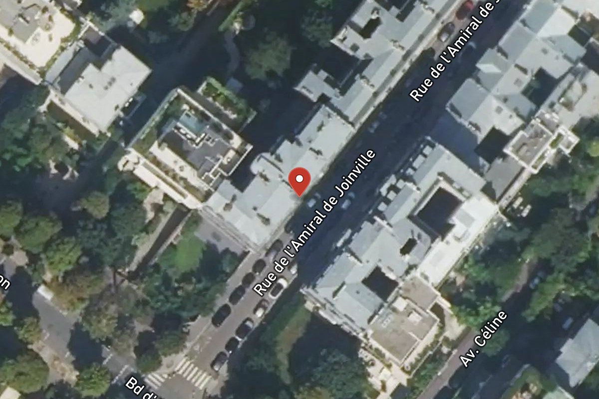 Vue satellite — 1 Rue de l’Amiral de Joinville