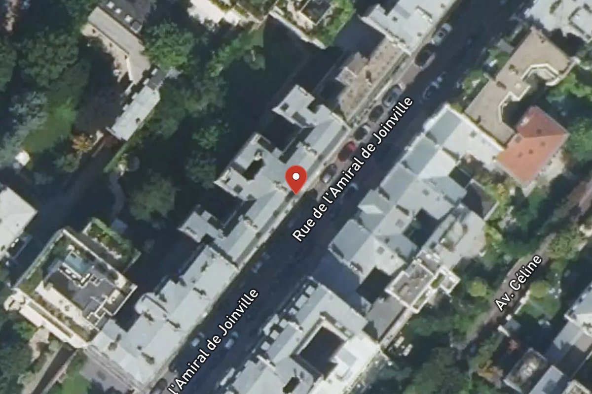 Vue satellite — 3 Rue de l’Amiral de Joinville