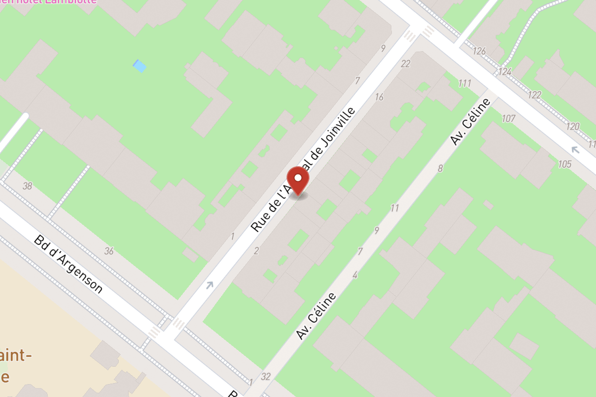 Plan de situation — 4 Rue de l’Amiral de Joinville