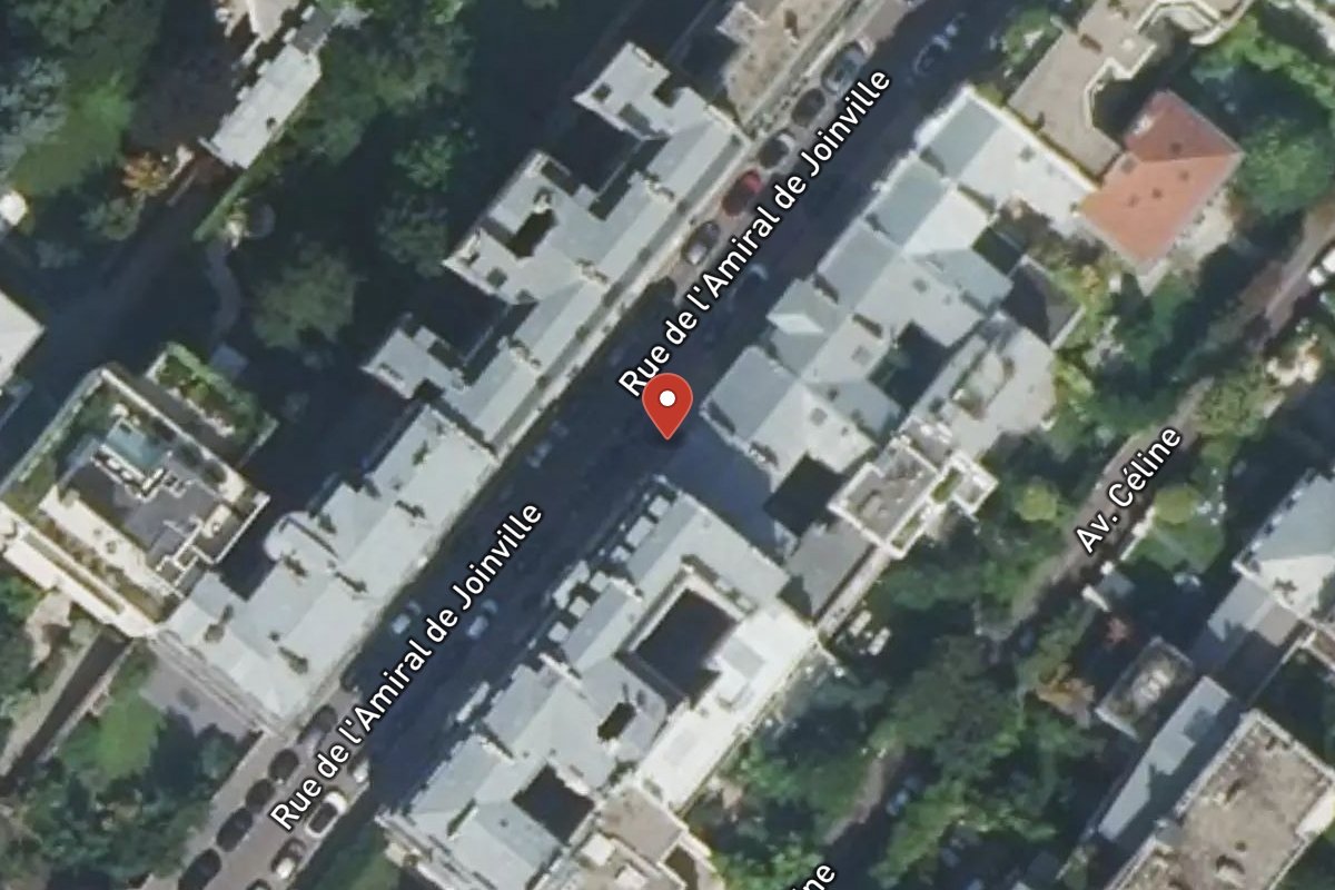 Vue satellite — 4 Rue de l’Amiral de Joinville