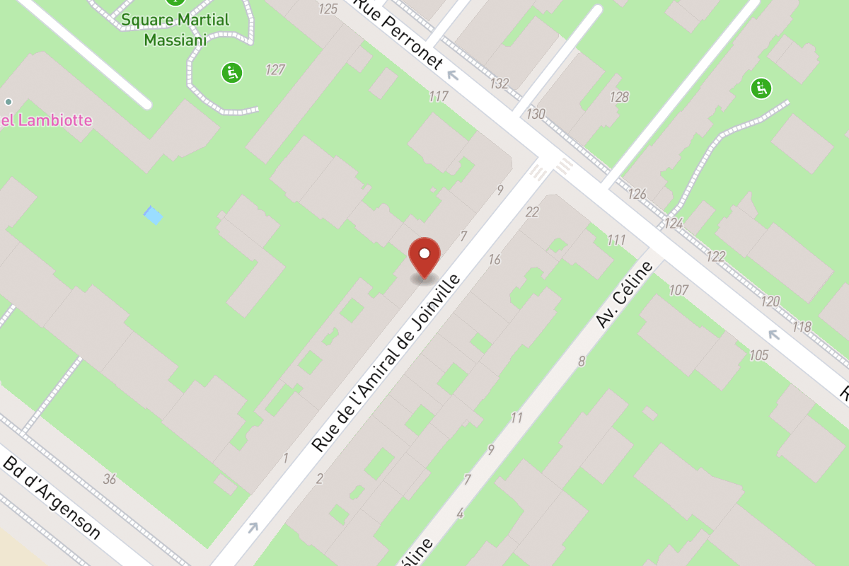 Plan de situation — 5 Rue de l’Amiral de Joinville