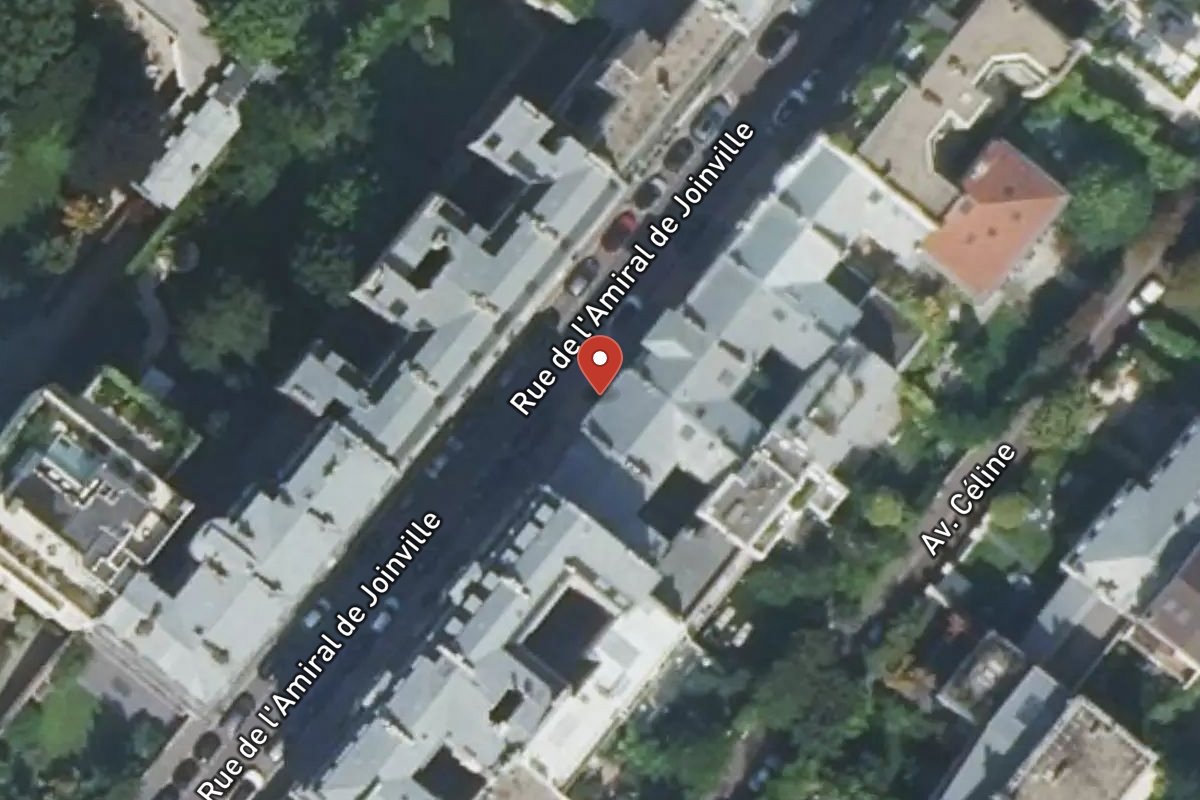 Vue satellite — 6 Rue de l’Amiral de Joinville