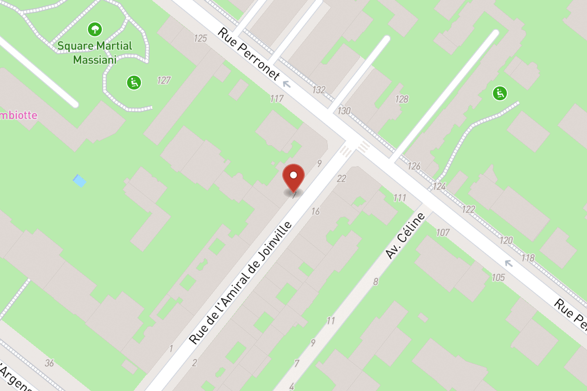 Plan de situation — 7 Rue de l’Amiral de Joinville