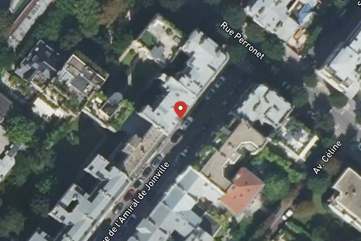 Vue satellite — 7 Rue de l’Amiral de Joinville