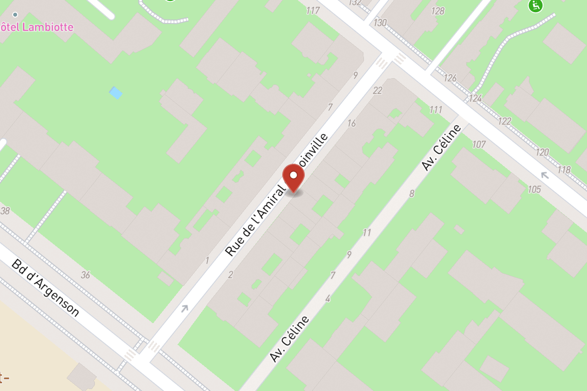 Plan de situation — 8 Rue de l’Amiral de Joinville