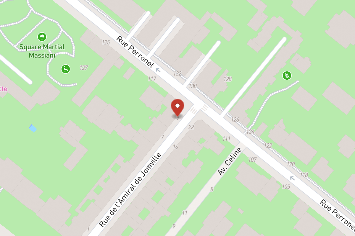 Plan de situation — 9 Rue de l’Amiral de Joinville