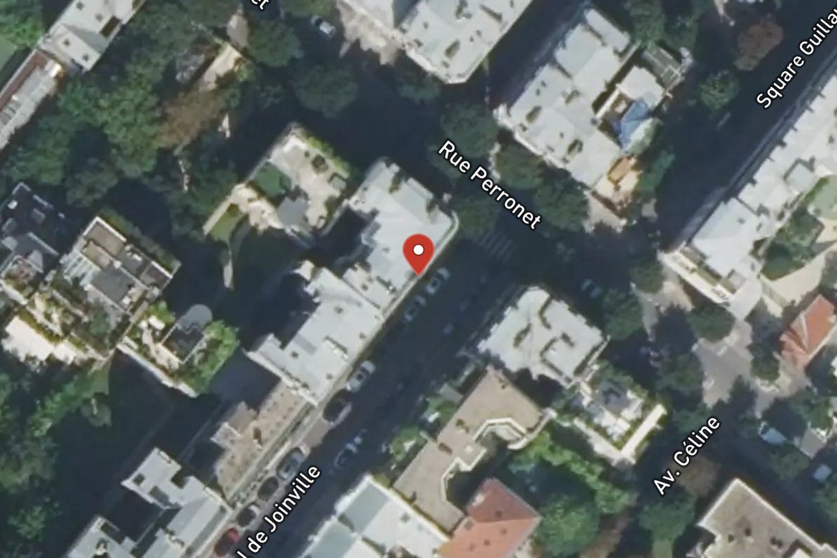 Vue satellite — 9 Rue de l’Amiral de Joinville