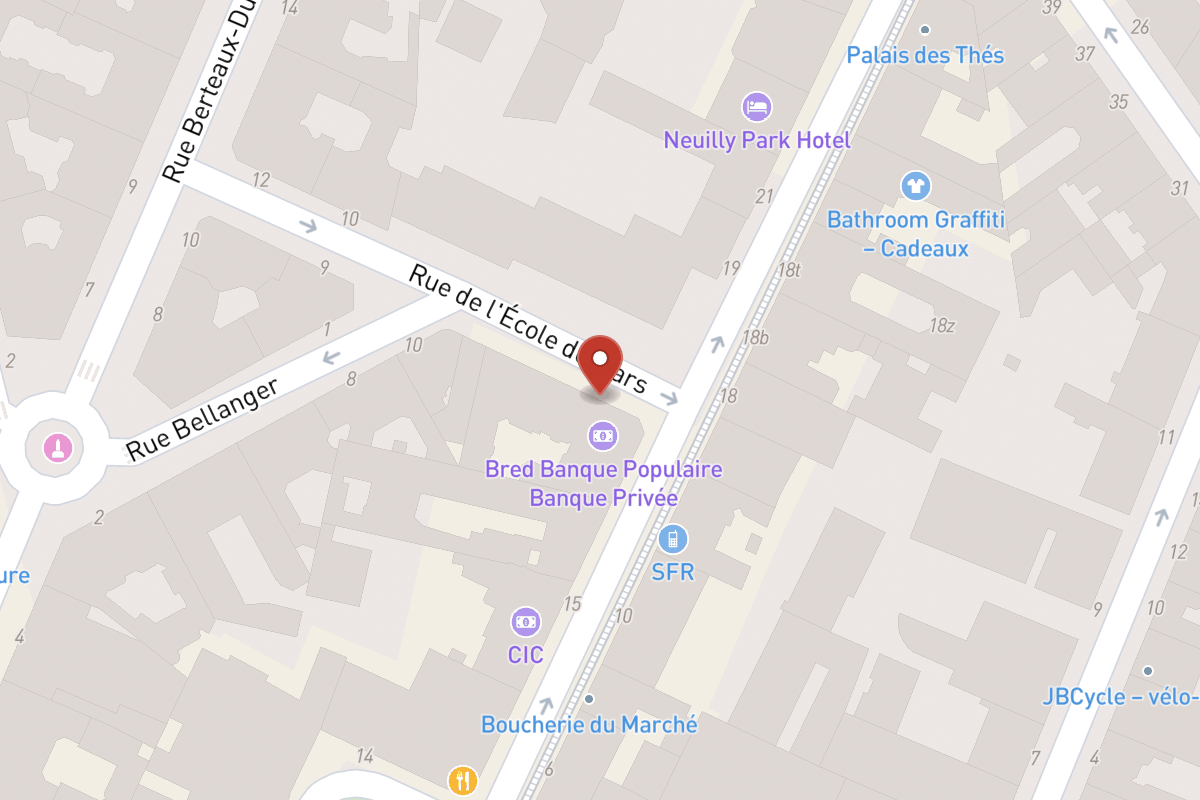 Plan de situation — 1 Rue de l'Ecole de Mars