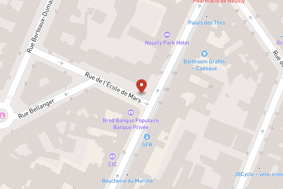 Plan de situation — 2 Rue de l'Ecole de Mars