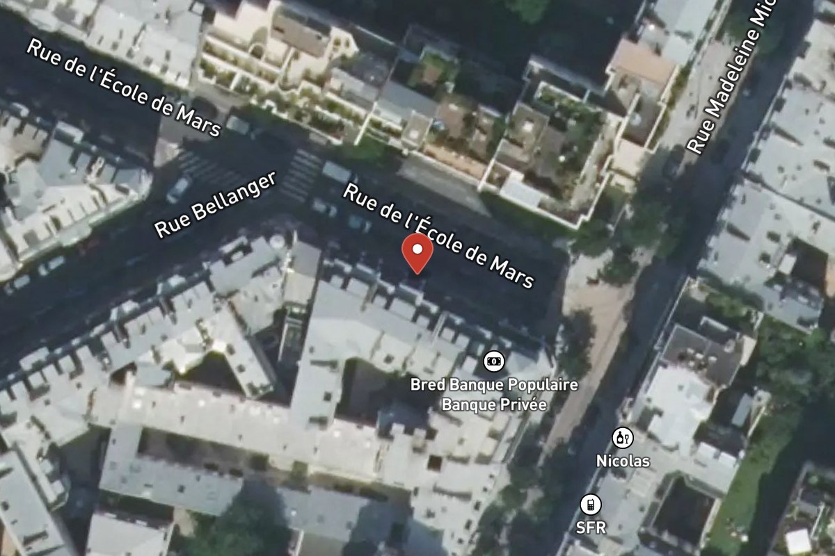 Vue satellite — 3 Rue de l'Ecole de Mars
