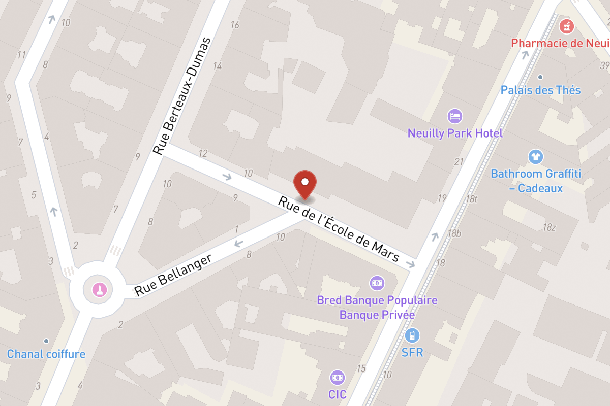 Plan de situation — 6 Rue de l'Ecole de Mars