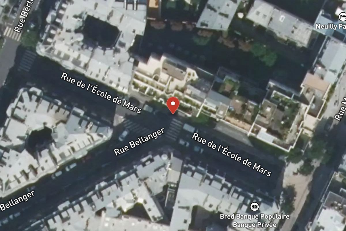 Vue satellite — 6 Rue de l'Ecole de Mars