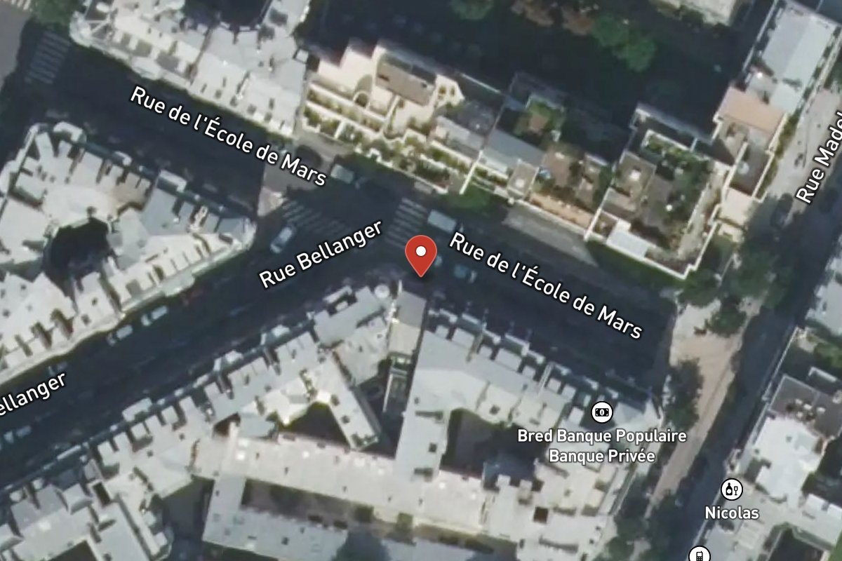 Vue satellite — 7 Rue de l'Ecole de Mars