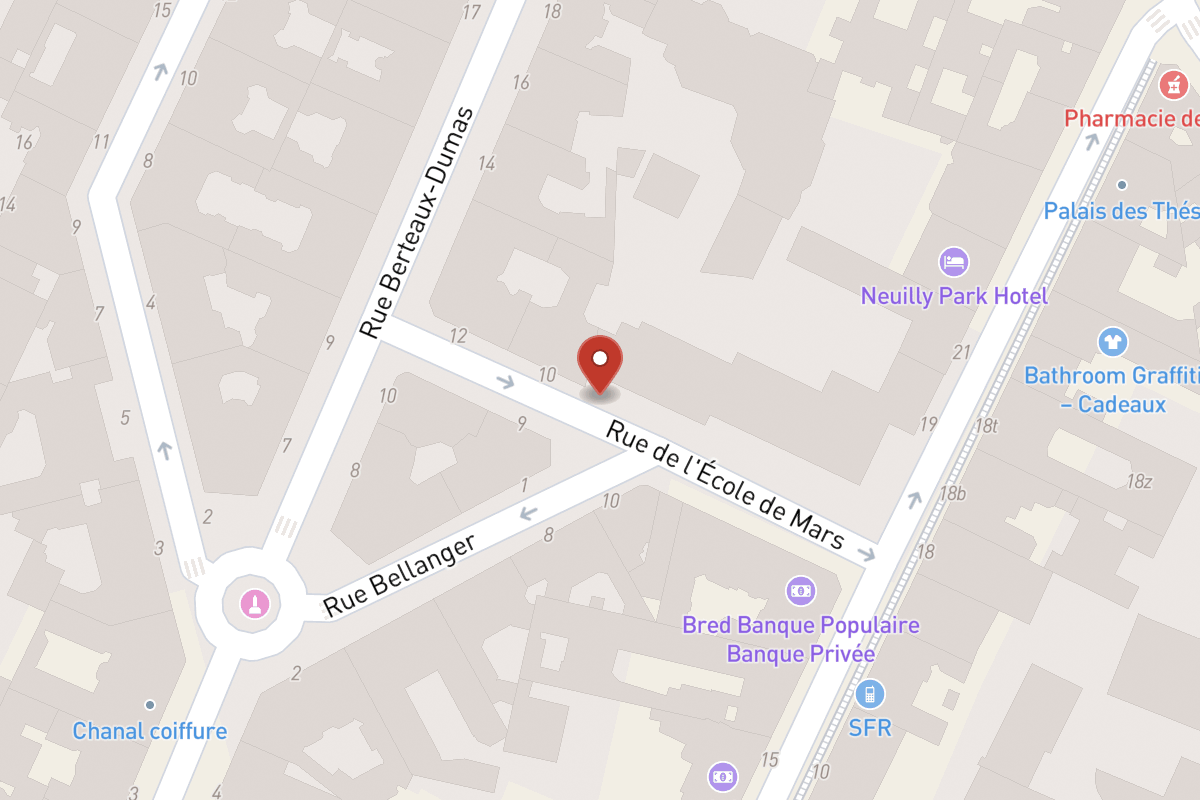 Plan de situation — 8 Rue de l'Ecole de Mars