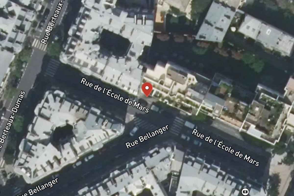 Vue satellite — 8 Rue de l'Ecole de Mars