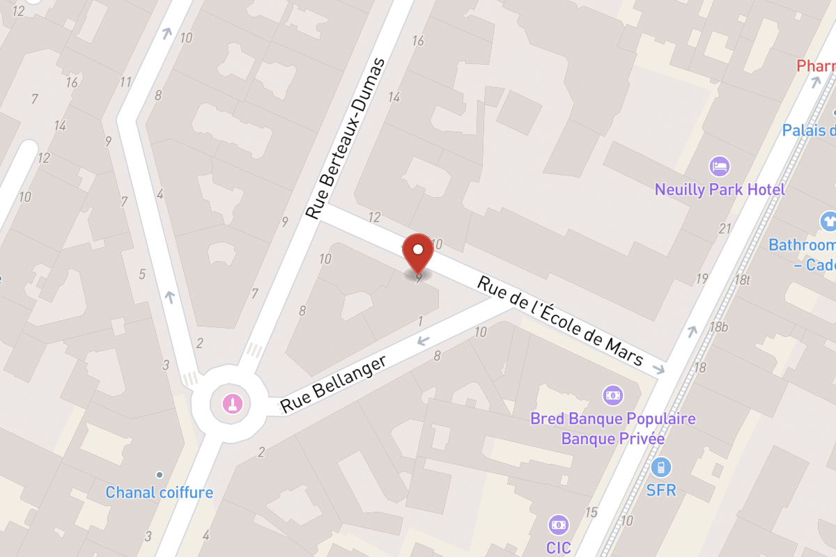 Plan de situation — 9 Rue de l'Ecole de Mars