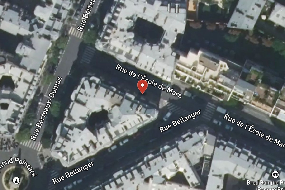 Vue satellite — 9 Rue de l'Ecole de Mars